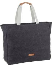 schwarze Shopper Tasche aus Segeltuch von Ucon Acrobatics