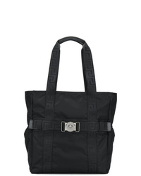 schwarze Shopper Tasche aus Segeltuch von Versace
