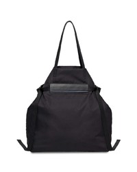 schwarze Shopper Tasche aus Segeltuch von Prada