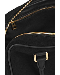 schwarze Shopper Tasche aus Wildleder von Loewe