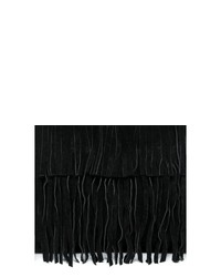 schwarze Shopper Tasche aus Wildleder von BACCINI