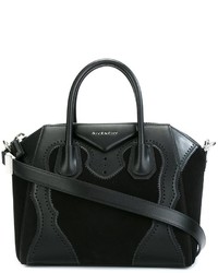 schwarze Shopper Tasche aus Wildleder von Givenchy