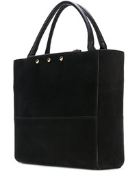 schwarze Shopper Tasche aus Wildleder von Jimmy Choo