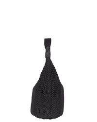 schwarze Shopper Tasche aus Wildleder von SILVIO TOSSI