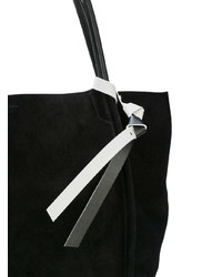 schwarze Shopper Tasche aus Wildleder von Proenza Schouler