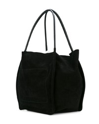 schwarze Shopper Tasche aus Wildleder von Proenza Schouler