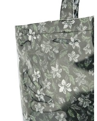 schwarze Shopper Tasche mit Blumenmuster von CLANE
