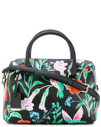 schwarze Shopper Tasche mit Blumenmuster von Kate Spade