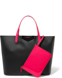 schwarze Shopper Tasche mit Reliefmuster von Givenchy