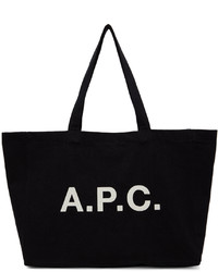 schwarze Shopper Tasche von A.P.C.