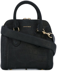 schwarze Shopper Tasche von Alexander McQueen