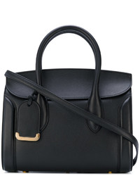 schwarze Shopper Tasche von Alexander McQueen