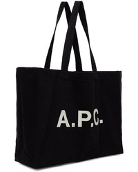 schwarze Shopper Tasche von A.P.C.