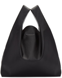 schwarze Shopper Tasche von MM6 MAISON MARGIELA