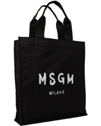 schwarze Shopper Tasche von MSGM