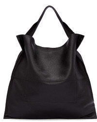 schwarze Shopper Tasche von Jil Sander