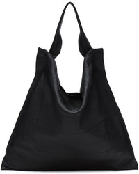 schwarze Shopper Tasche von Jil Sander