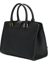 schwarze Shopper Tasche von Saint Laurent