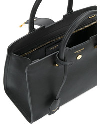 schwarze Shopper Tasche von Saint Laurent