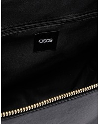 schwarze Shopper Tasche von Asos