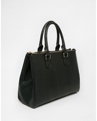 schwarze Shopper Tasche von Asos