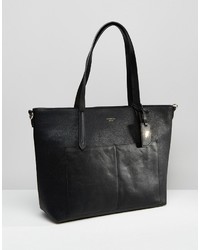 schwarze Shopper Tasche von Fiorelli