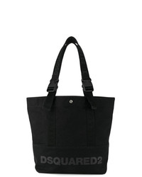 schwarze Shopper Tasche von DSQUARED2