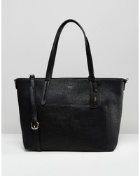 schwarze Shopper Tasche von Fiorelli