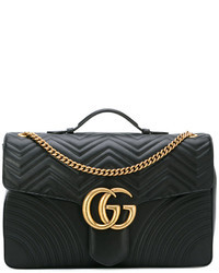 schwarze Shopper Tasche von Gucci