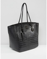 schwarze Shopper Tasche von Marc B