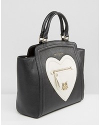 schwarze Shopper Tasche von Love Moschino