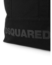 schwarze Shopper Tasche von DSQUARED2