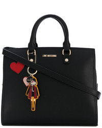 schwarze Shopper Tasche von Love Moschino