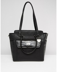 schwarze Shopper Tasche von Marc B