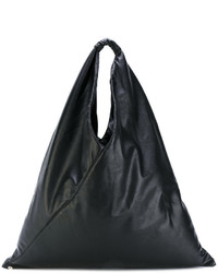 schwarze Shopper Tasche von MM6 MAISON MARGIELA