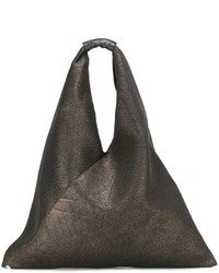 schwarze Shopper Tasche von MM6 MAISON MARGIELA