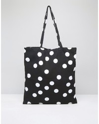 schwarze Shopper Tasche von Monki