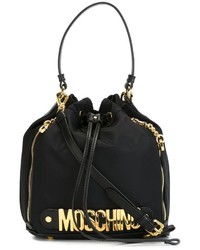 schwarze Shopper Tasche von Moschino