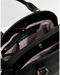 schwarze Shopper Tasche von Fiorelli