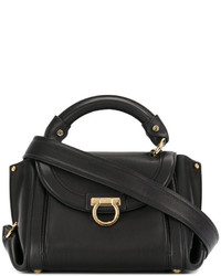 schwarze Shopper Tasche von Salvatore Ferragamo