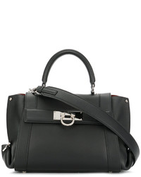 schwarze Shopper Tasche von Salvatore Ferragamo