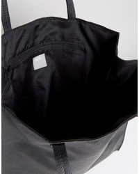 schwarze Shopper Tasche von Asos