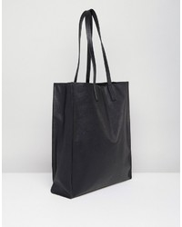 schwarze Shopper Tasche von Asos