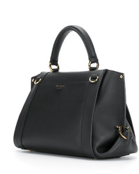 schwarze Shopper Tasche von Salvatore Ferragamo