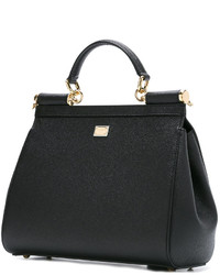 schwarze Shopper Tasche von Dolce & Gabbana