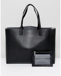 schwarze Shopper Tasche von Tommy Hilfiger