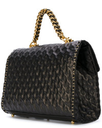 schwarze Shopper Tasche von Ermanno Scervino