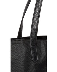 schwarze Shopper Tasche von Deux Lux