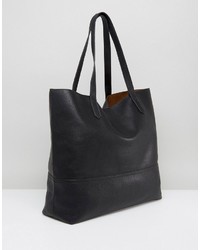 schwarze Shopper Tasche von Street Level