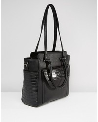 schwarze Shopper Tasche von Marc B